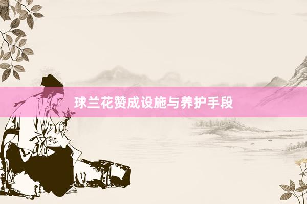 球兰花赞成设施与养护手段
